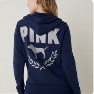 NWT PINK SEALED Everyday Lounge Perfect FullZip Hoodie Jacket XL